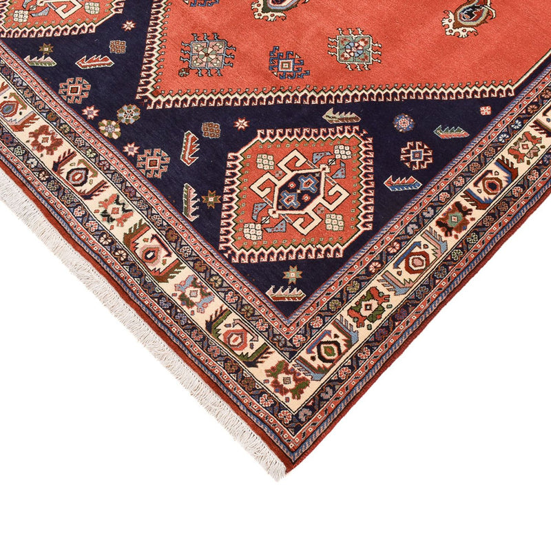 Tapis Gabbeh - Persan Kashkuli - 245 x 168 cm - rouge clair