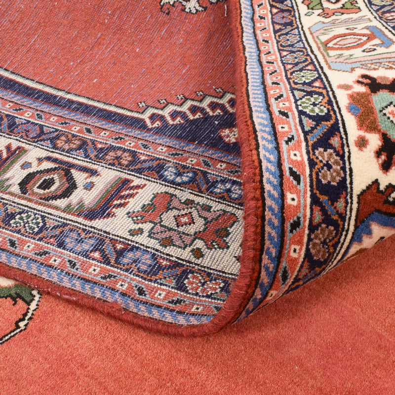 Tapis Gabbeh - Persan Kashkuli - 245 x 168 cm - rouge clair