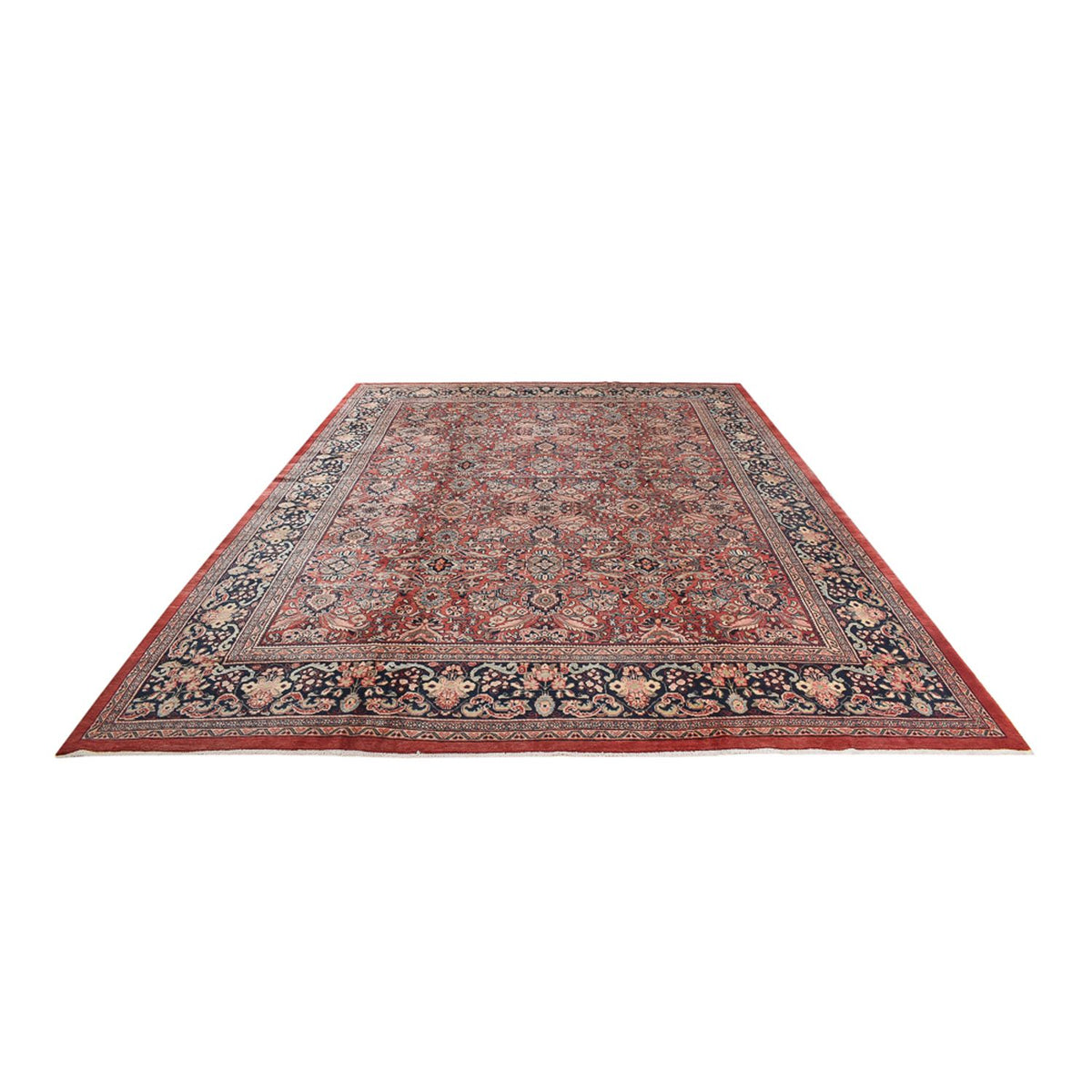 Tapis persan - Classique - 431 x 322 cm - rouge bordeaux