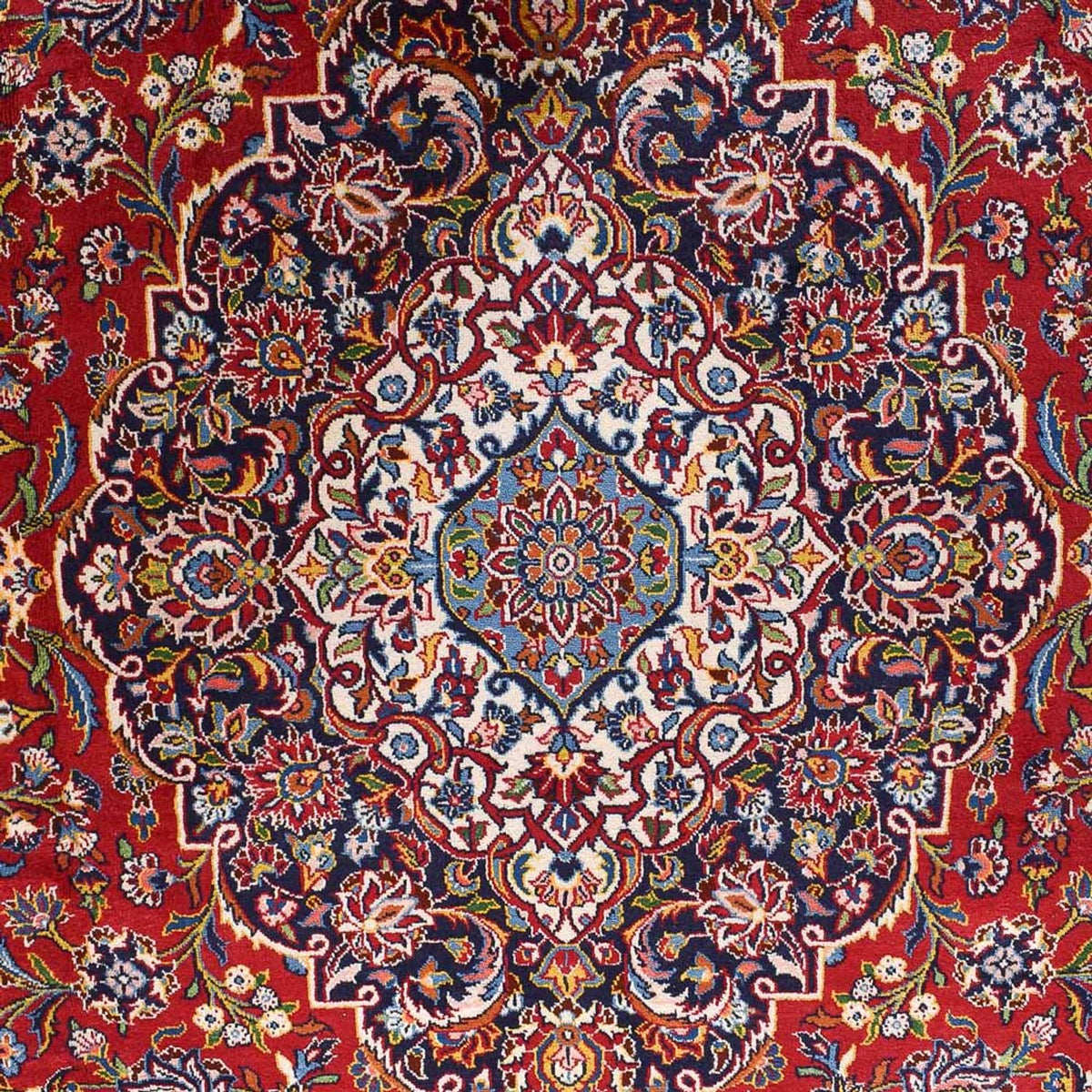 Tapis persan - Keshan - Royal - 452 x 300 cm - rouge