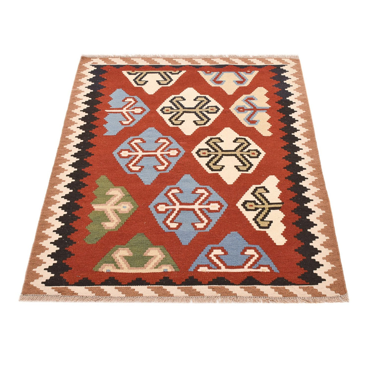 Tapis Kelim - Oriental - 146 x 100 cm - multicolore