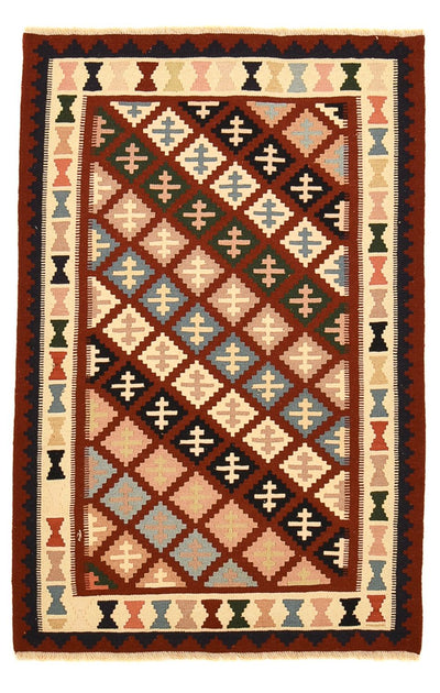 Kilim de Fars 100x150cm - multicolore