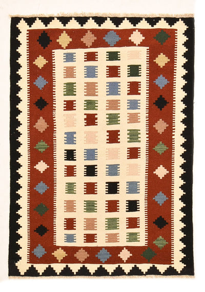 Kilim de Fars 103x146cm - multicolore