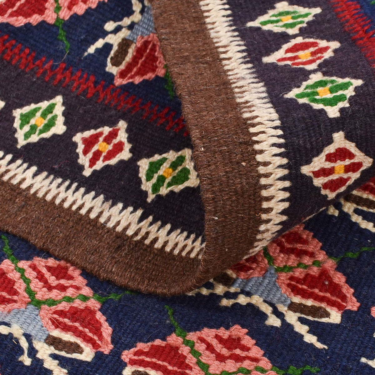 Tapis Kelim - Oriental carré  - 66 x 66 cm - multicolore