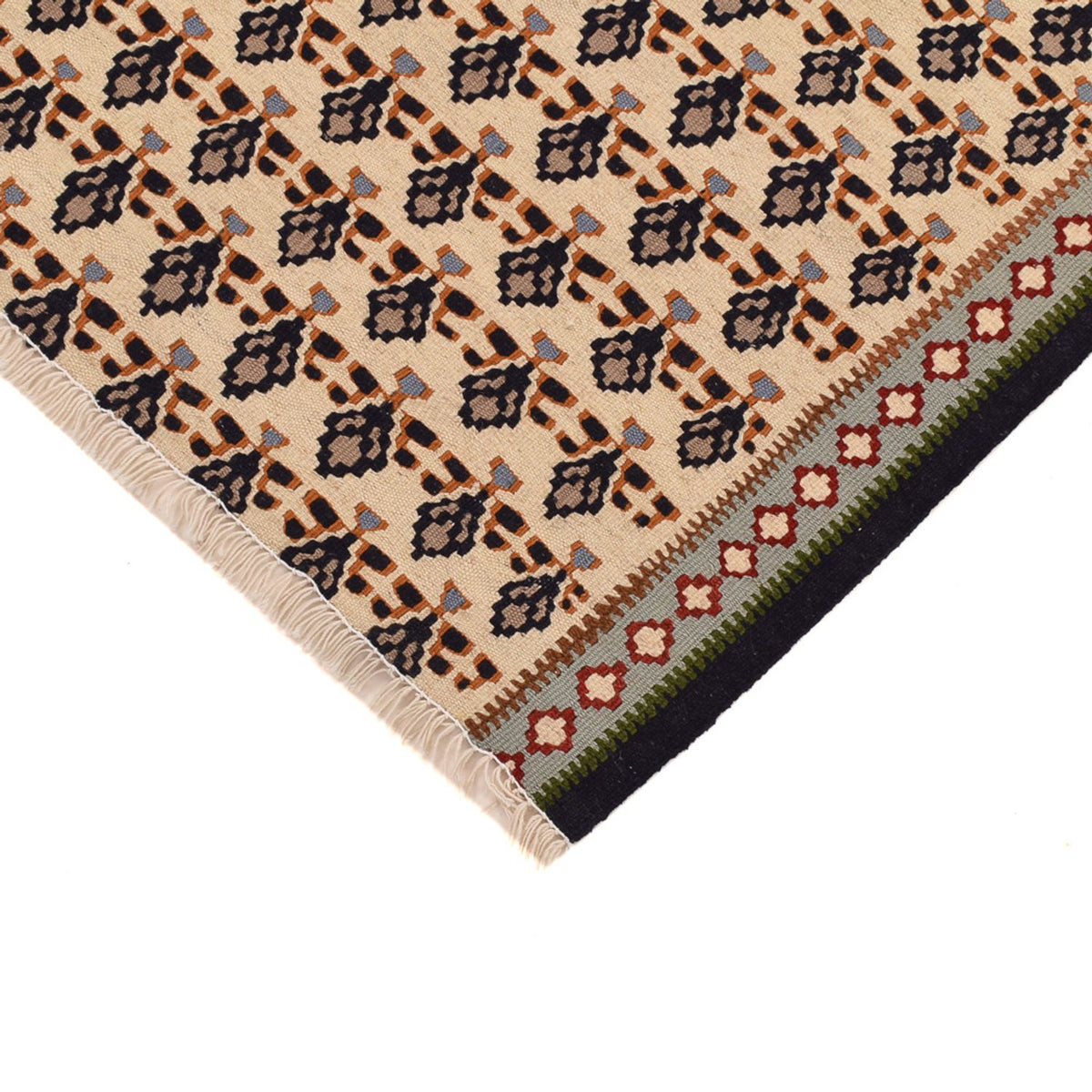 Tapis Kelim - Oriental - 85 x 82 cm - crème