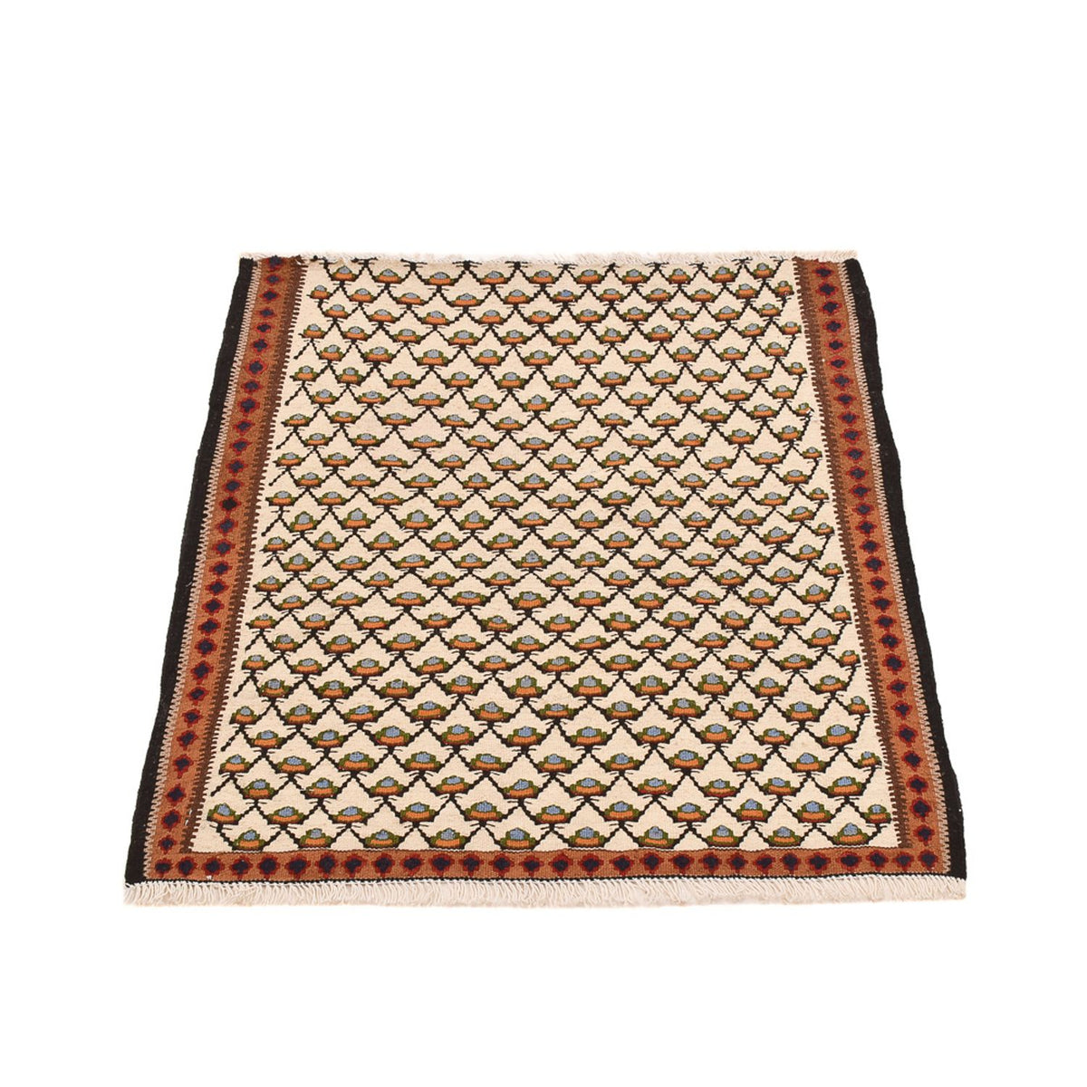 Tapis Kelim - Oriental - 88 x 85 cm - crème