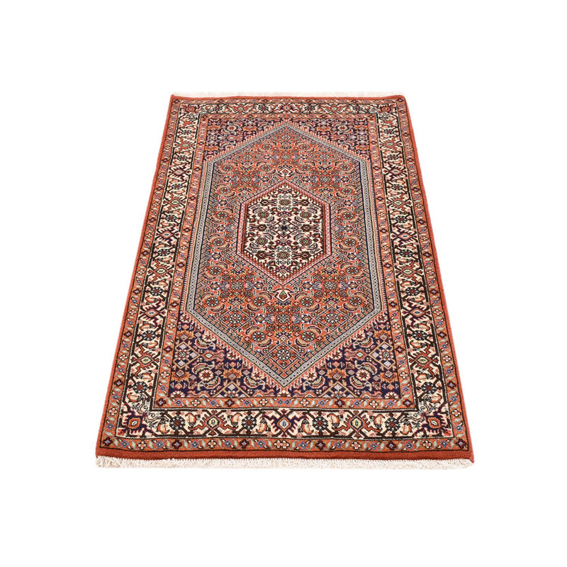 Tapis persan - Bidjar - 145 x 78 cm - rouge bordeaux