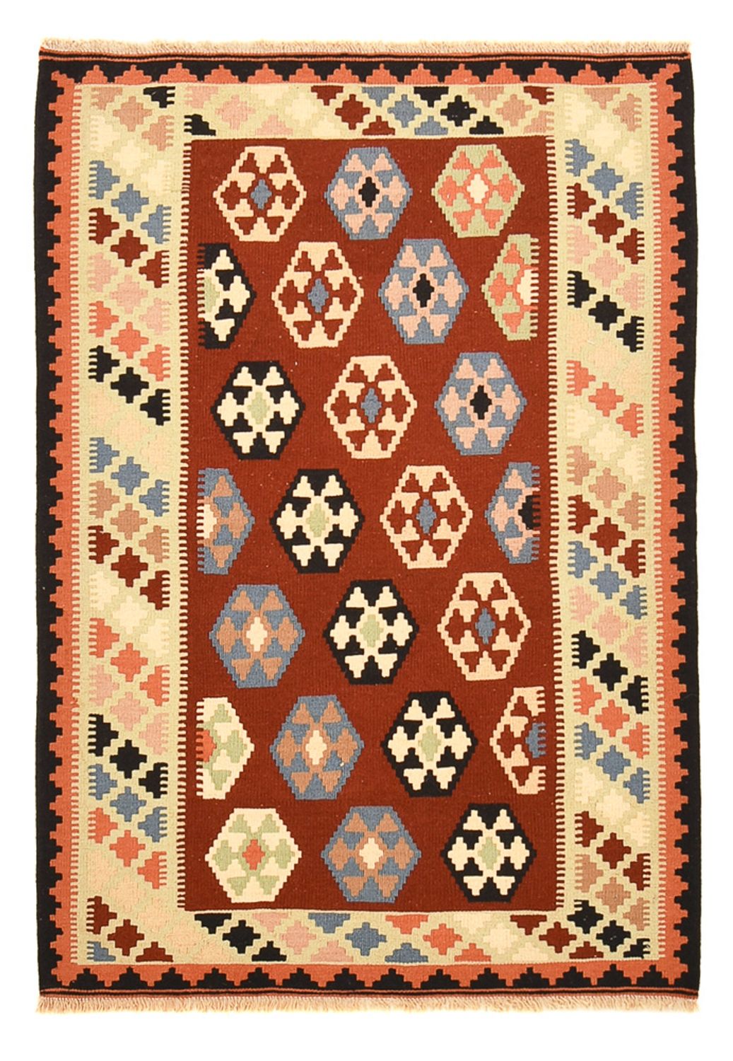 Tapis Kelim - Oriental - 149 x 103 cm - multicolore