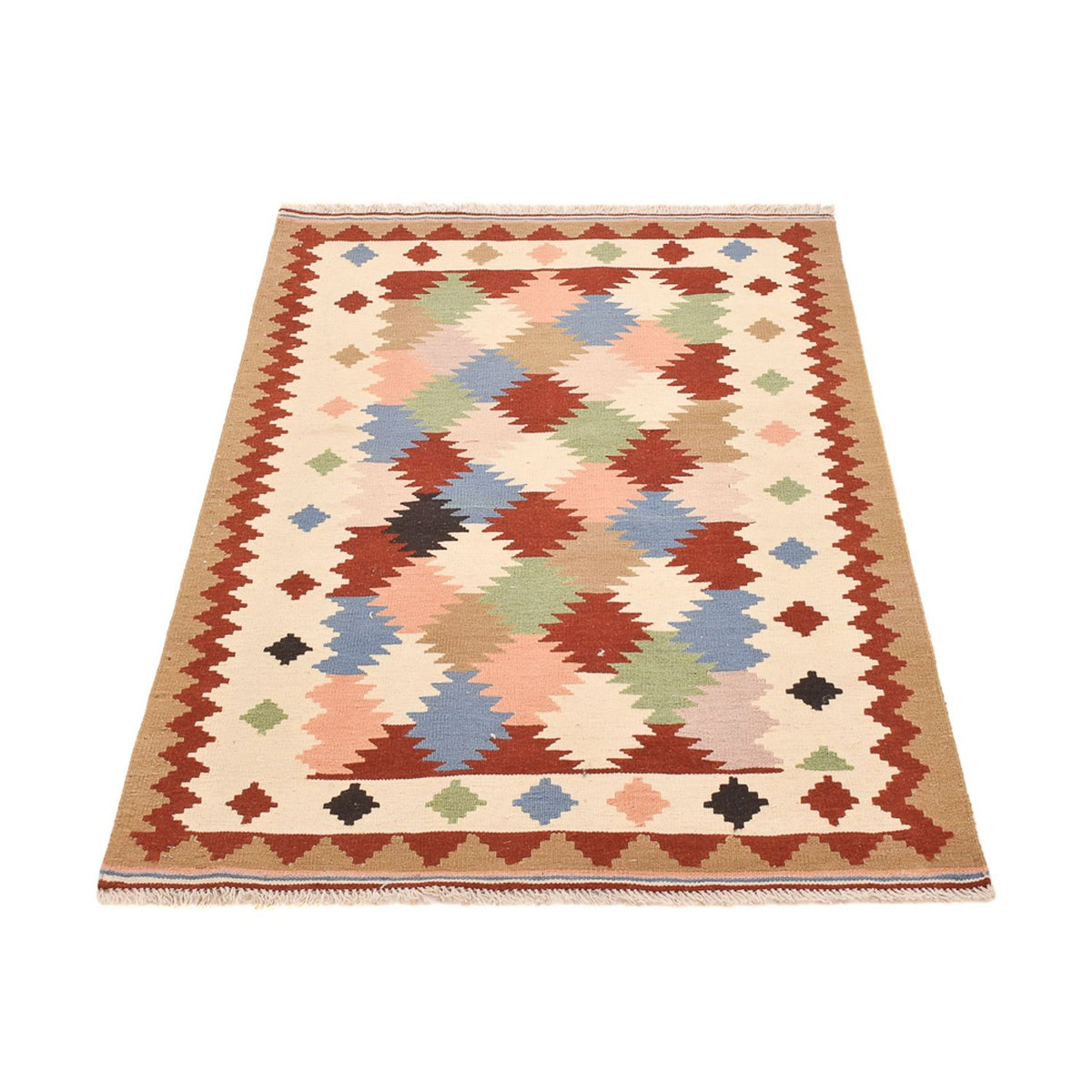 Tapis Kelim - Oriental - 146 x 97 cm - multicolore