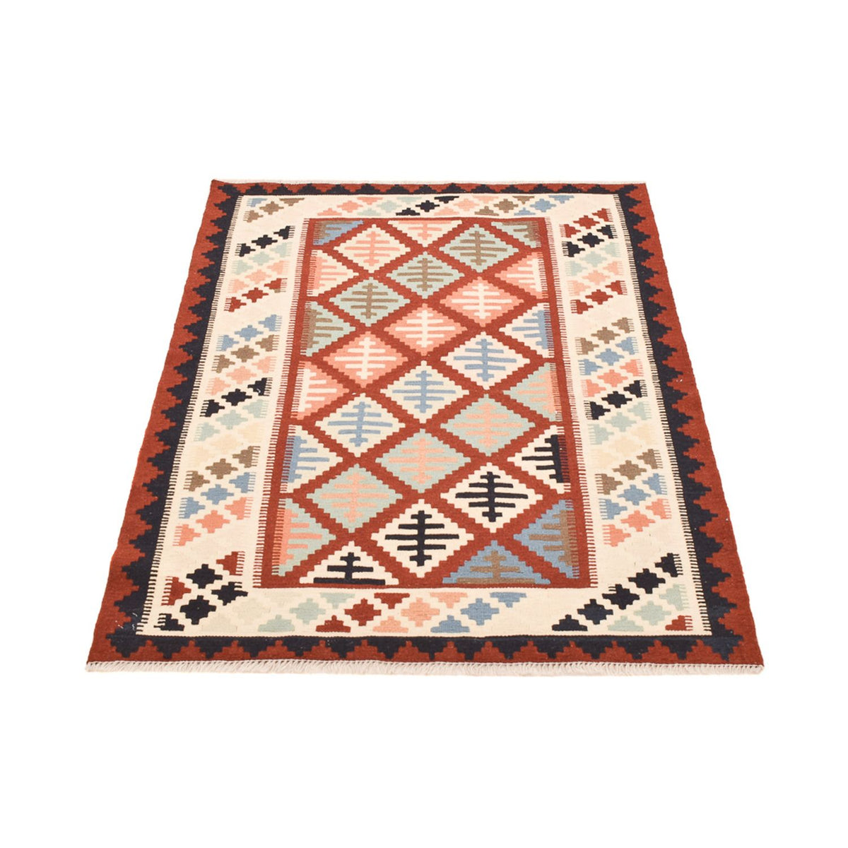 Tapis Kelim - Oriental - 143 x 100 cm - multicolore