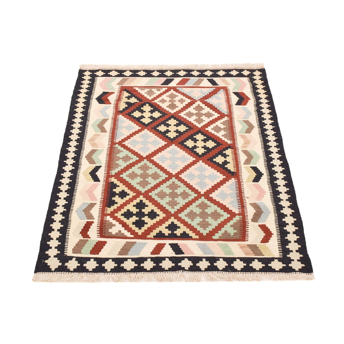 Tapis Kelim - Oriental - 145 x 98 cm - multicolore