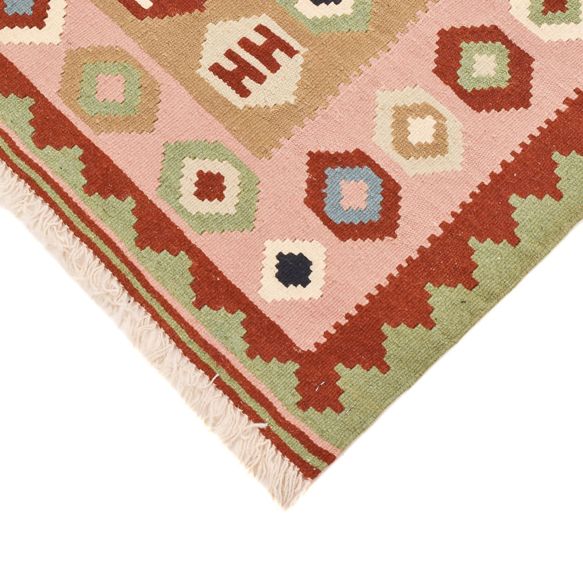Tapis Kelim - Oriental - 138 x 110 cm - multicolore