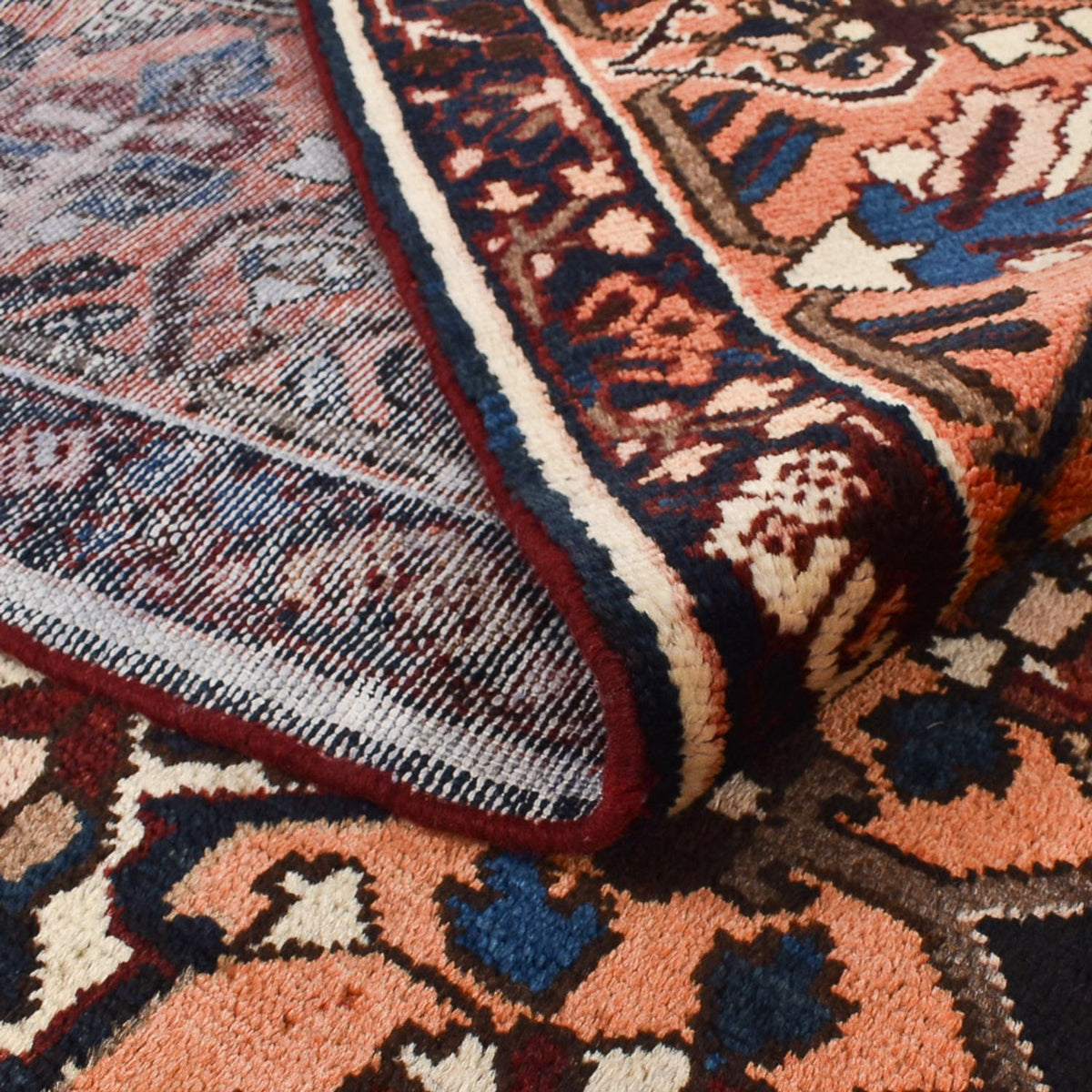 Tapis persan - Nomadic - 375 x 310 cm - rouge