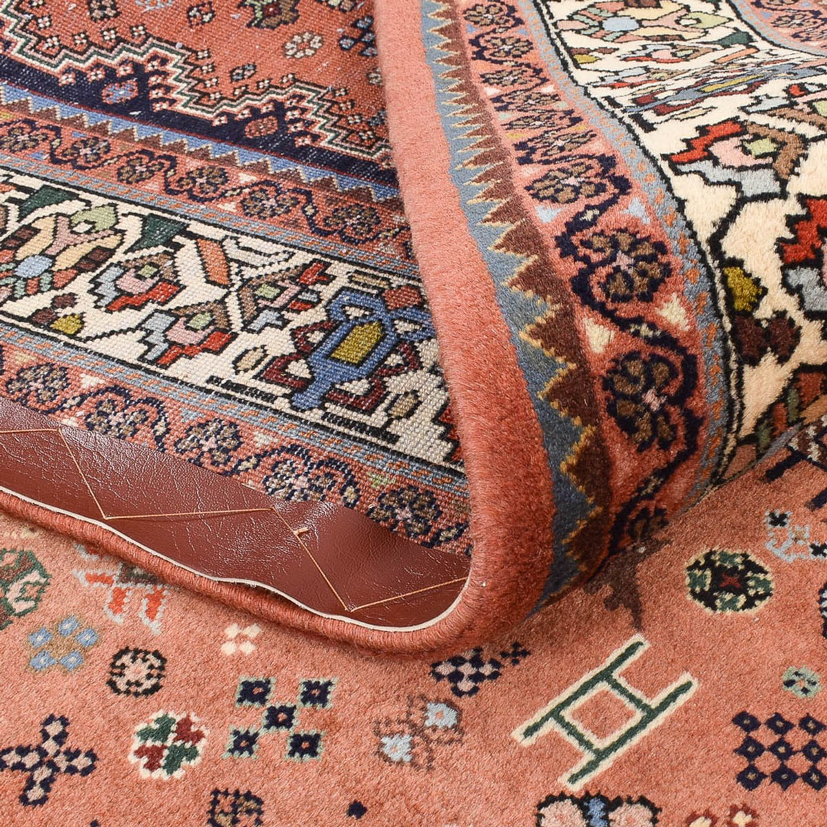 Tapis Gabbeh - Persan Kashkuli - 208 x 156 cm - rouge clair