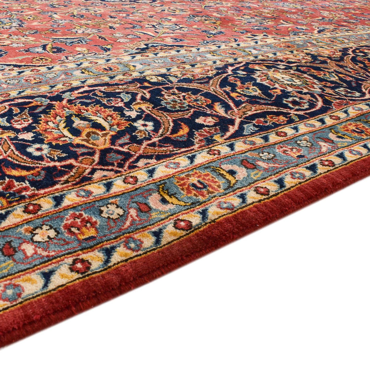 Tapis persan - Keshan - 412 x 300 cm - rouge