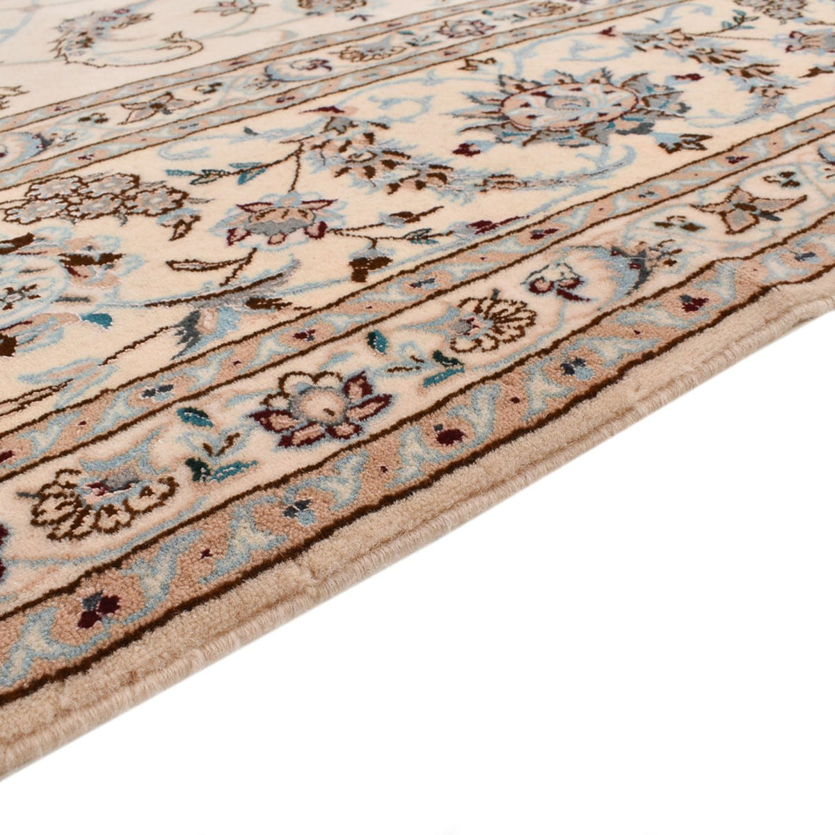 Tapis persan - Nain - Premium - 296 x 215 cm - crème