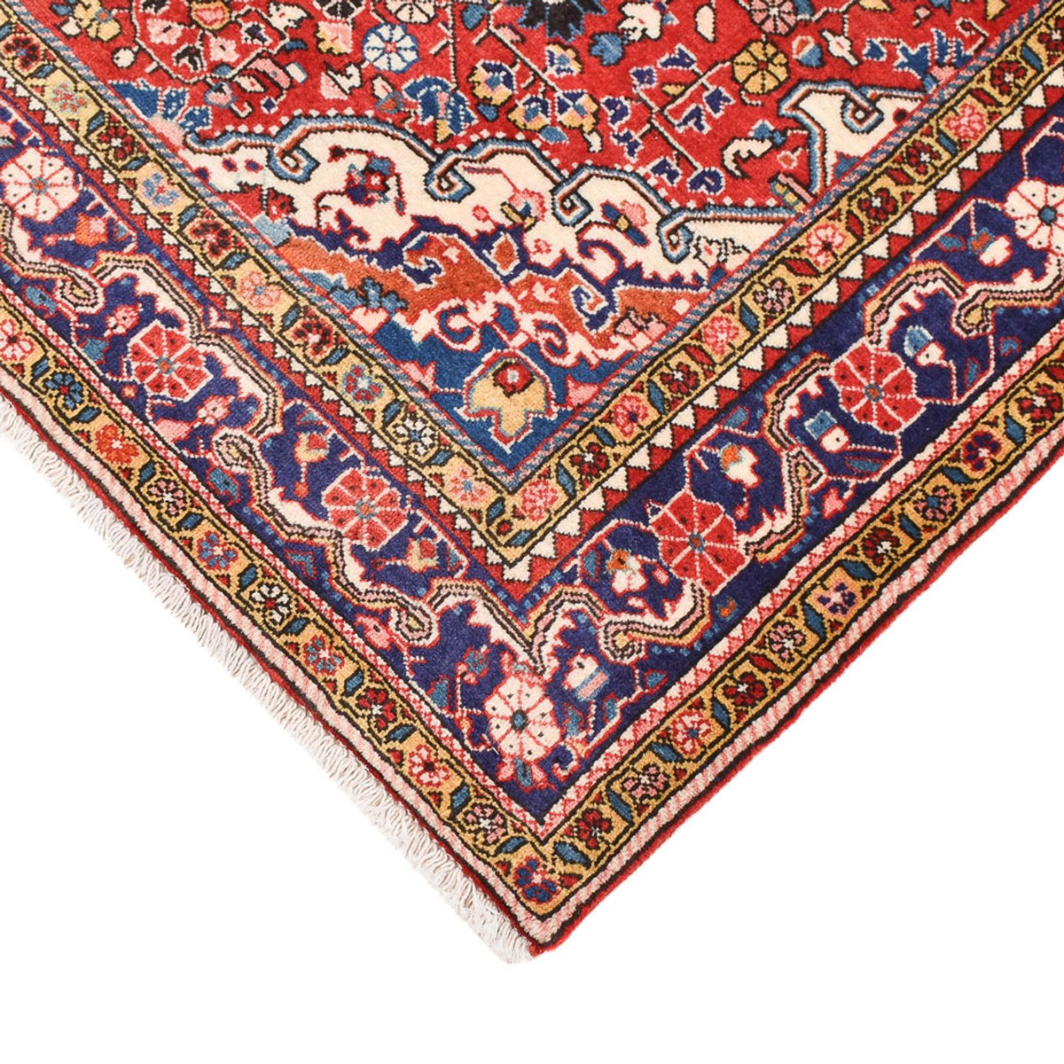 Tapis persan - Nomadic - 149 x 110 cm - rouge