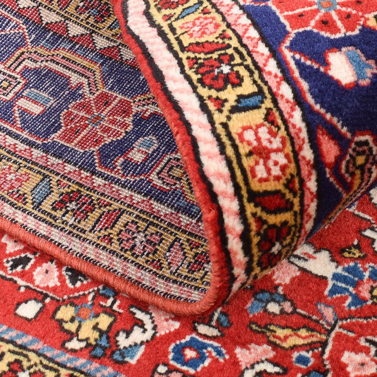 Tapis persan - Nomadic - 149 x 110 cm - rouge