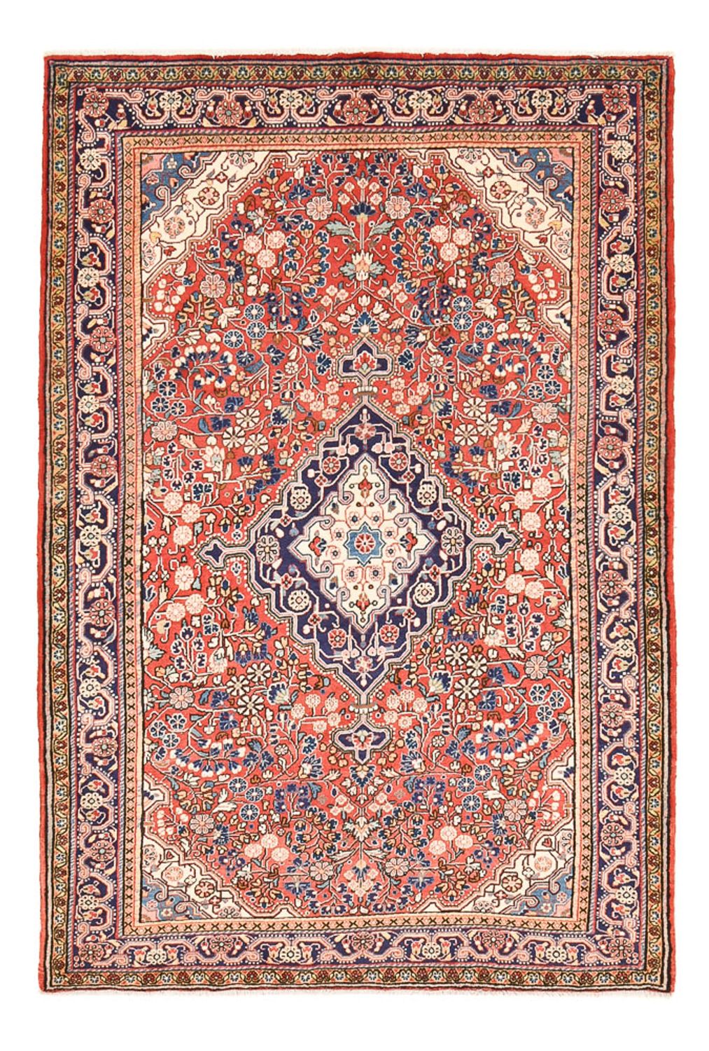 Tapis persan - Nomadic - 201 x 136 cm - multicolore