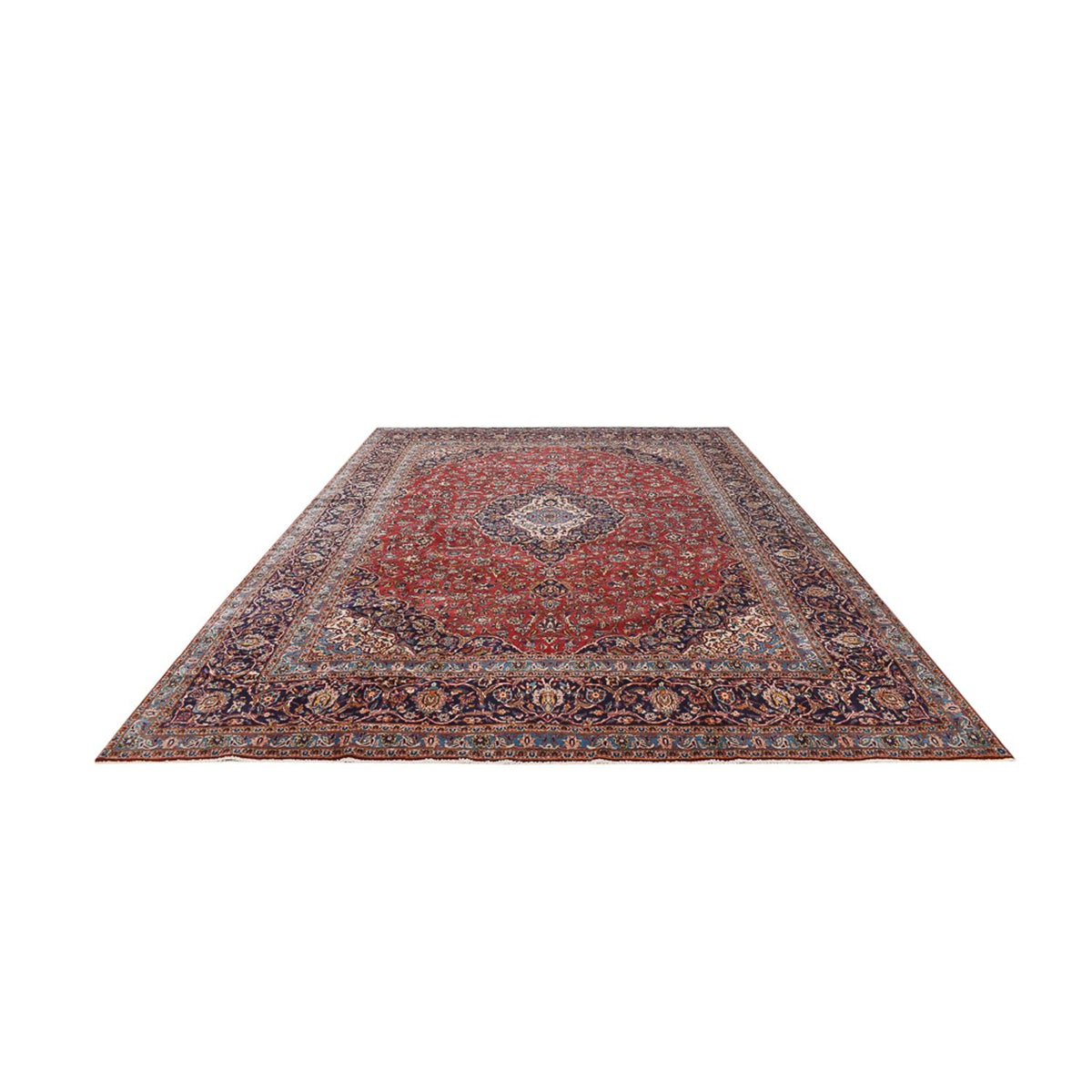 Tapis persan - Keshan - 450 x 300 cm - rouge