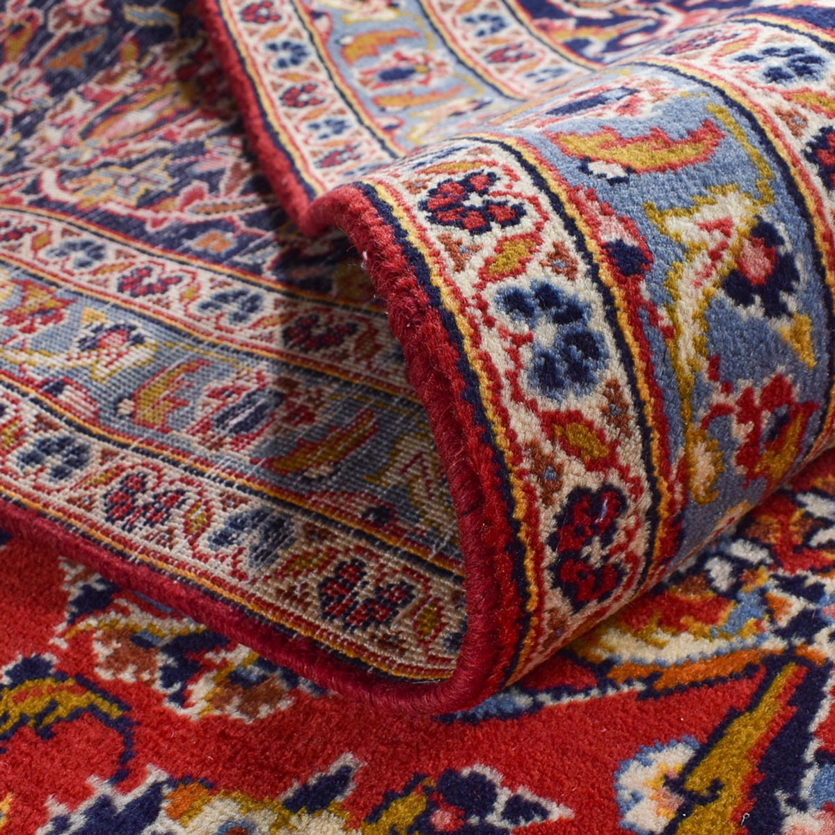 Tapis persan - Keshan - 487 x 300 cm - rouge