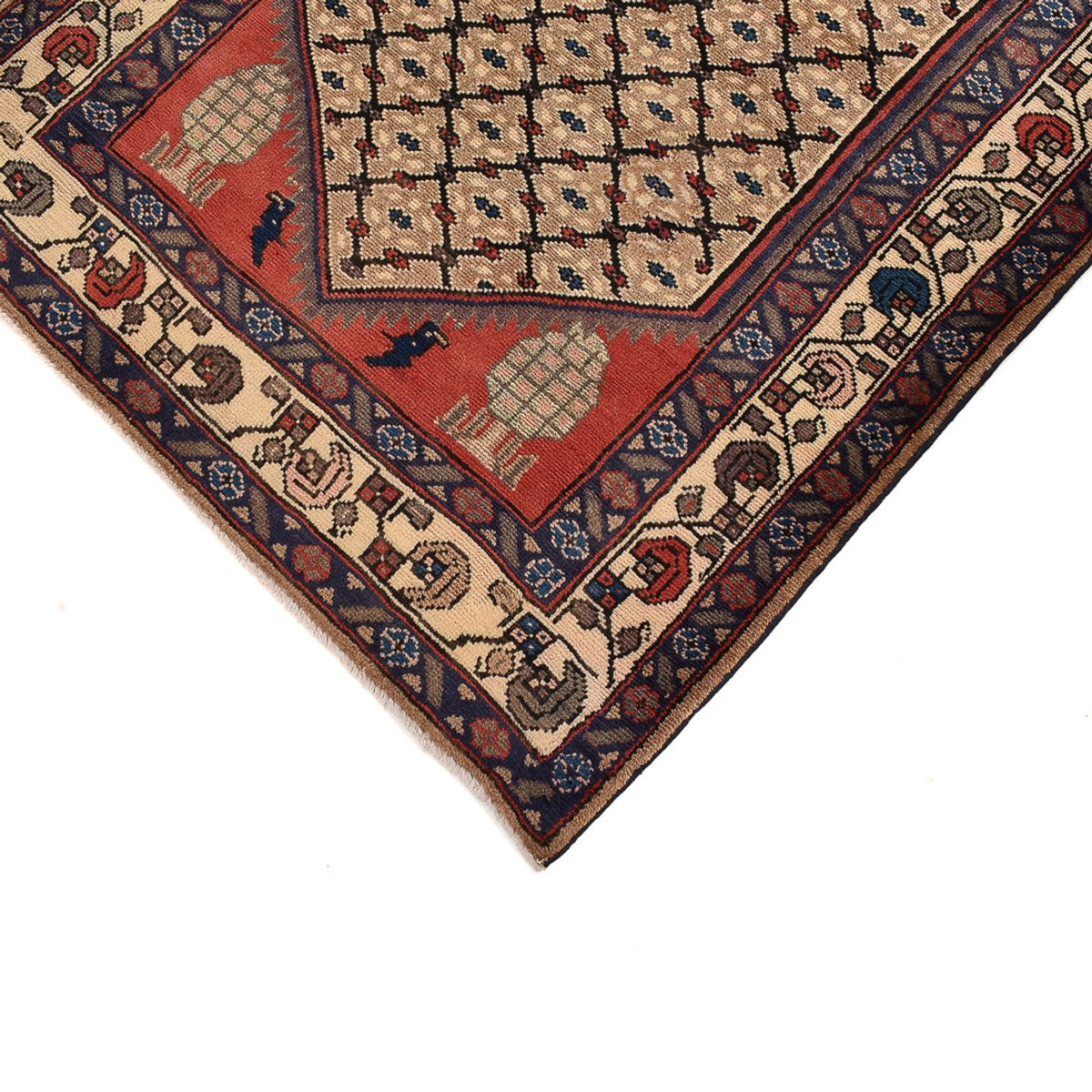 Tapis de couloir Tapis persan - Nomadic - 383 x 100 cm - sable
