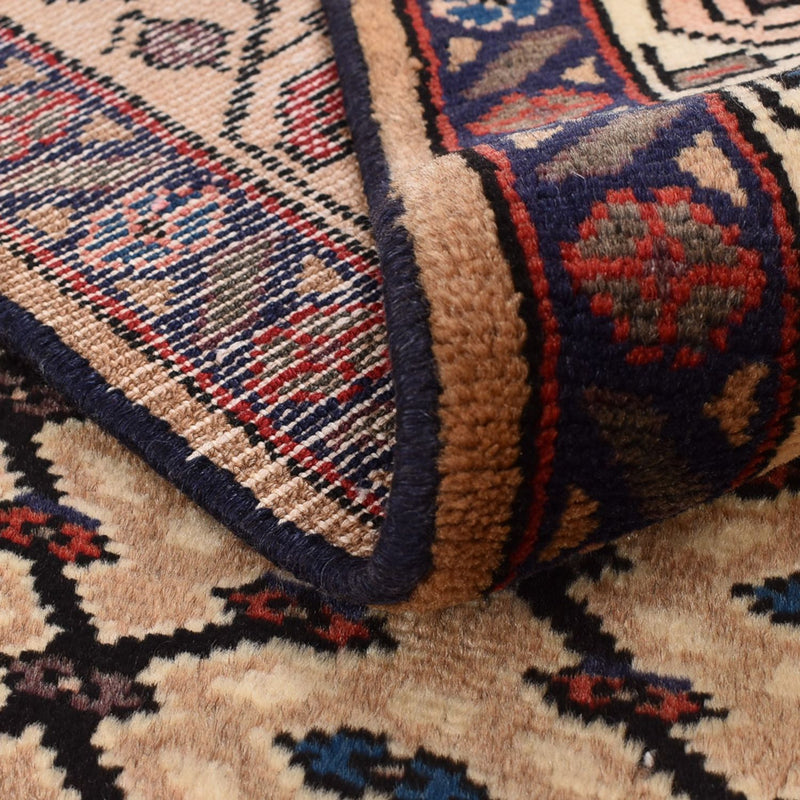 Tapis de couloir Tapis persan - Nomadic - 383 x 100 cm - sable