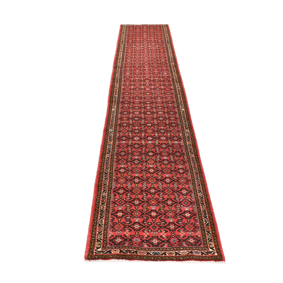 Tapis de couloir Tapis persan - Nomadic - 480 x 78 cm - rouge