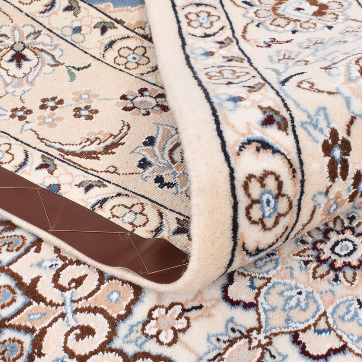 Tapis persan - Nain - Royal - 242 x 158 cm - bleu