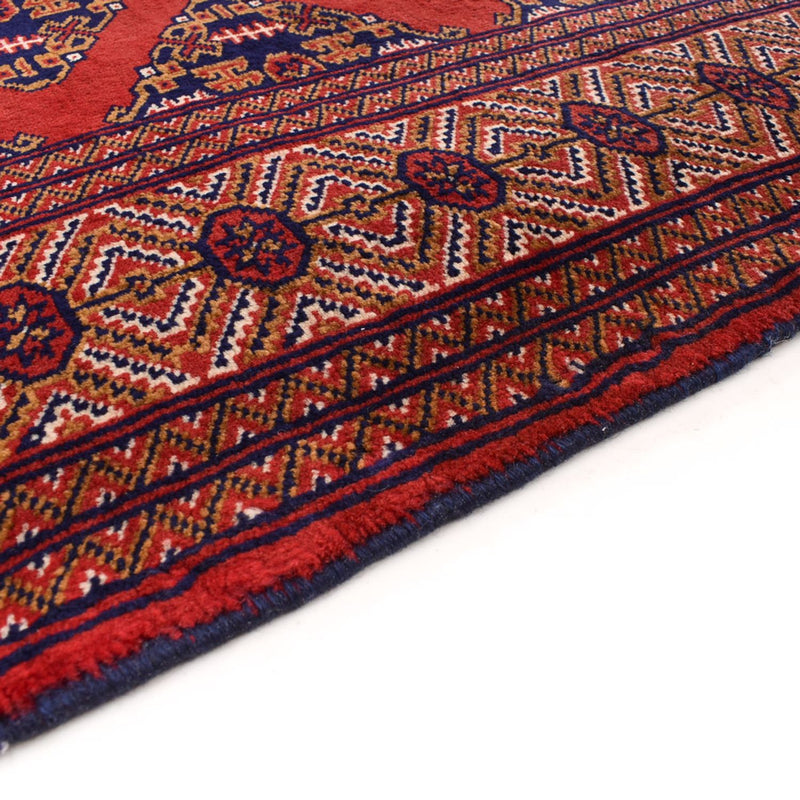 Tapis de couloir Tapis Turkaman - 377 x 104 cm - rouge foncé