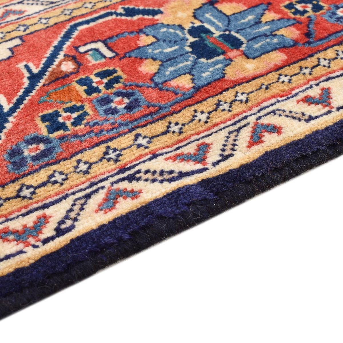 Tapis persan - Nomadic - 170 x 110 cm - bleu foncé