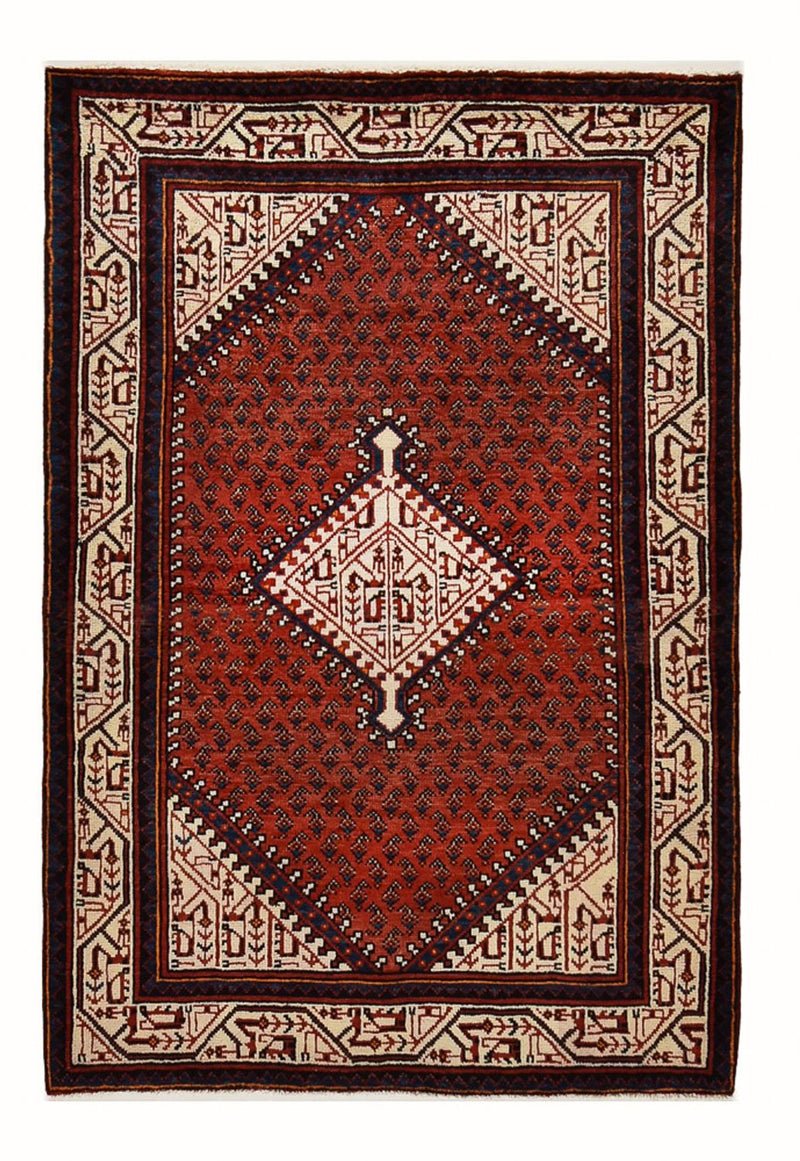 Tapis persan - Classique - 155 x 100 cm - rouge