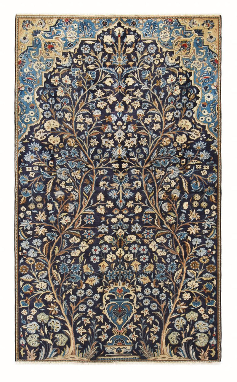 Tapis persan - Classique - 240 x 139 cm - bleu foncé