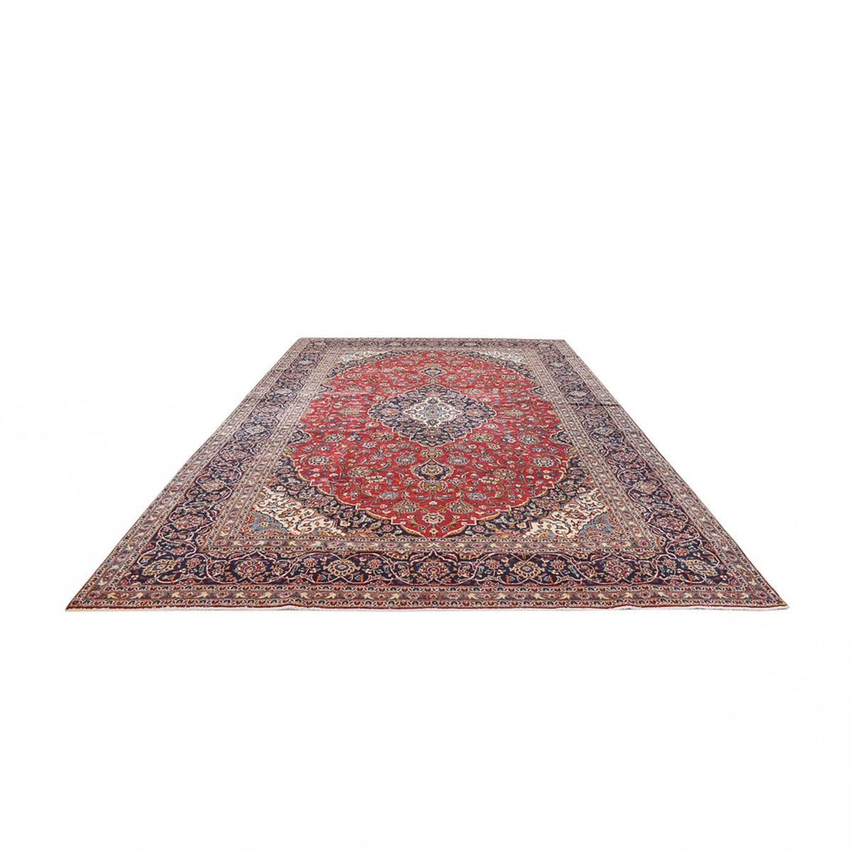 Tapis persan - Keshan - 470 x 298 cm - rouge