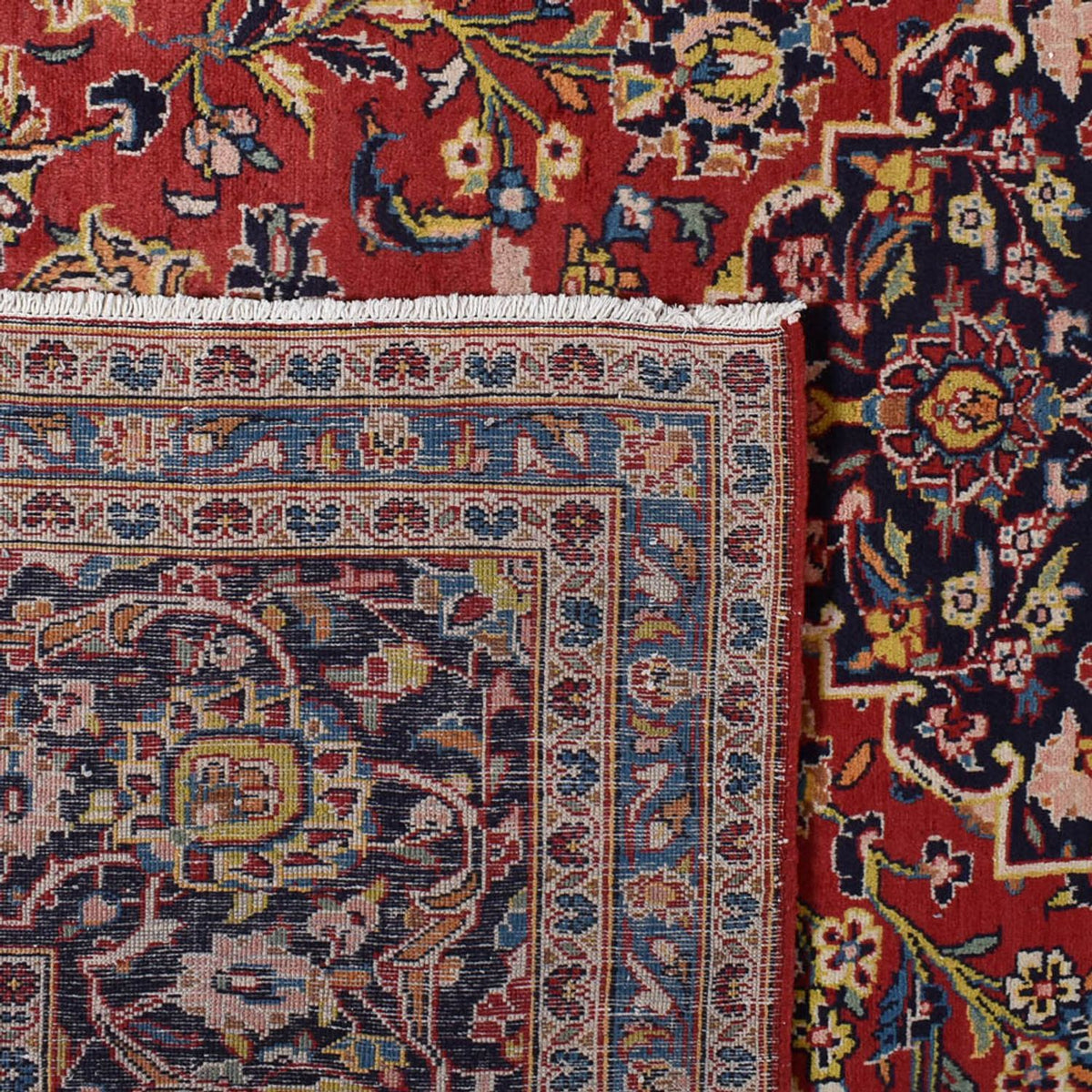 Tapis persan - Keshan - 411 x 293 cm - rouge