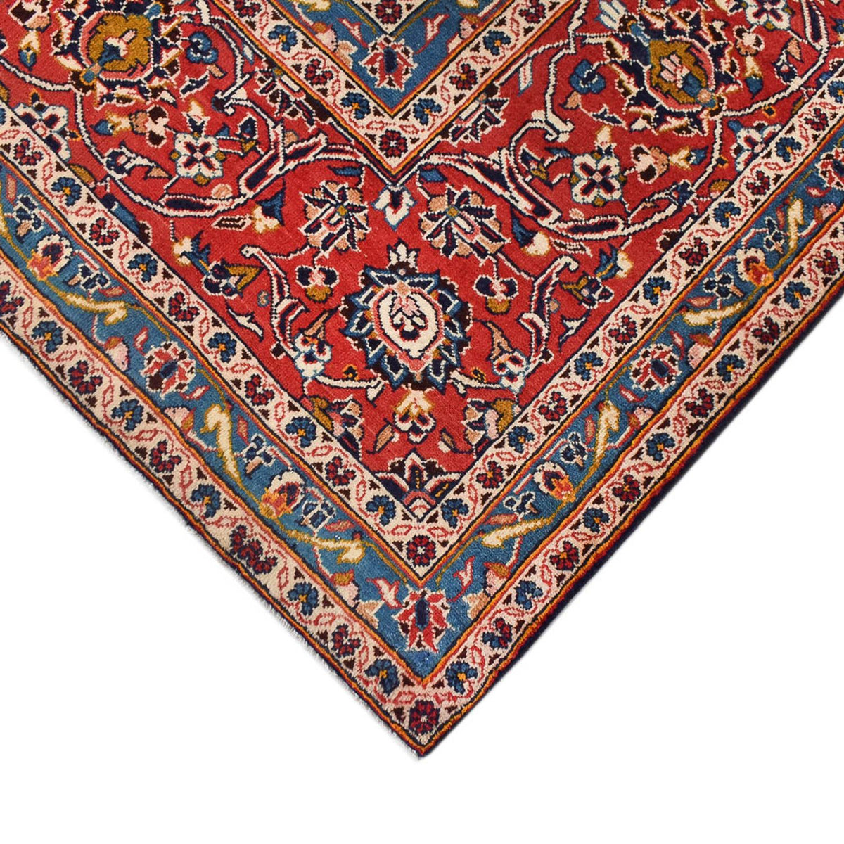 Tapis persan - Keshan - 396 x 289 cm - rouille