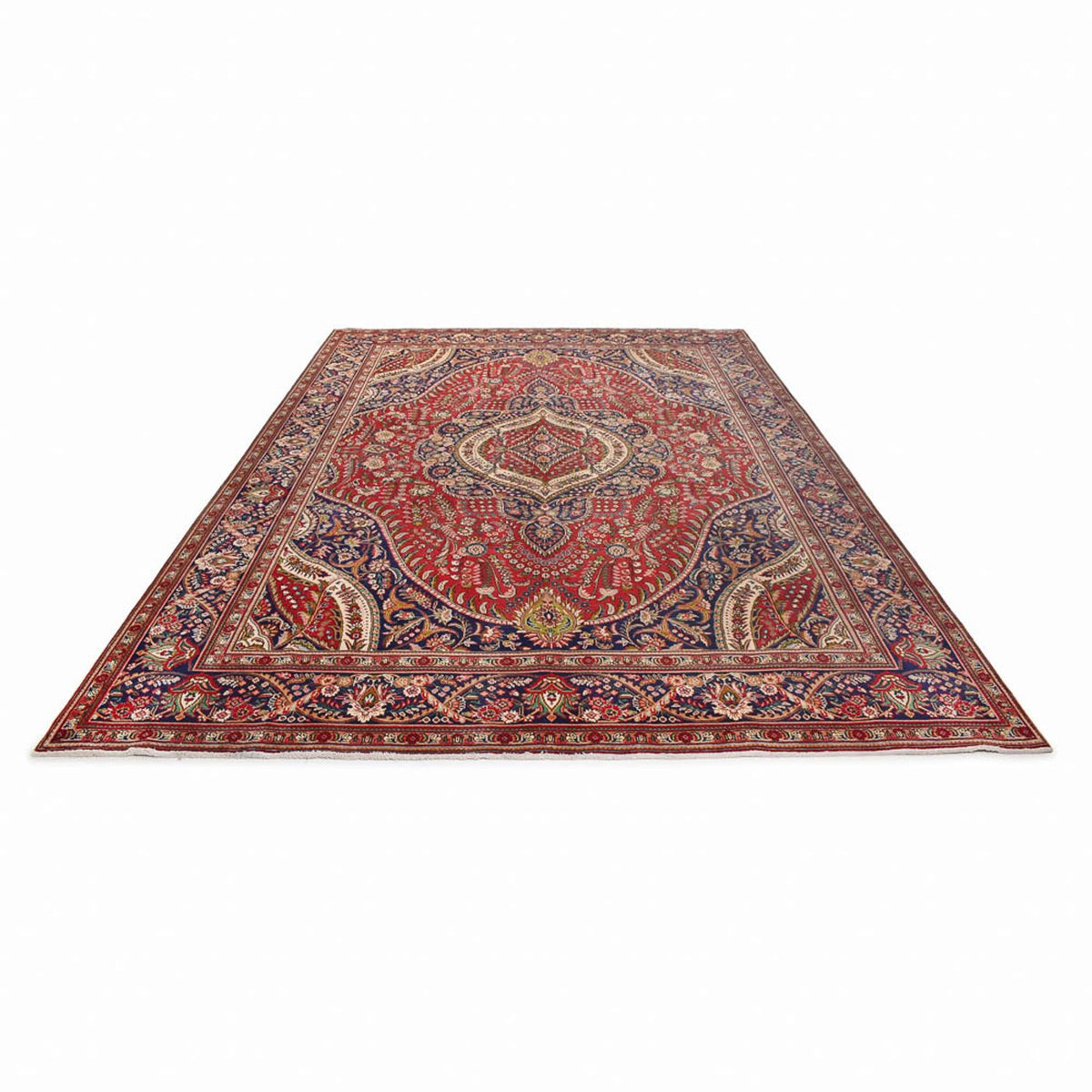 Tapis persan - Tabriz - 393 x 295 cm - rouge