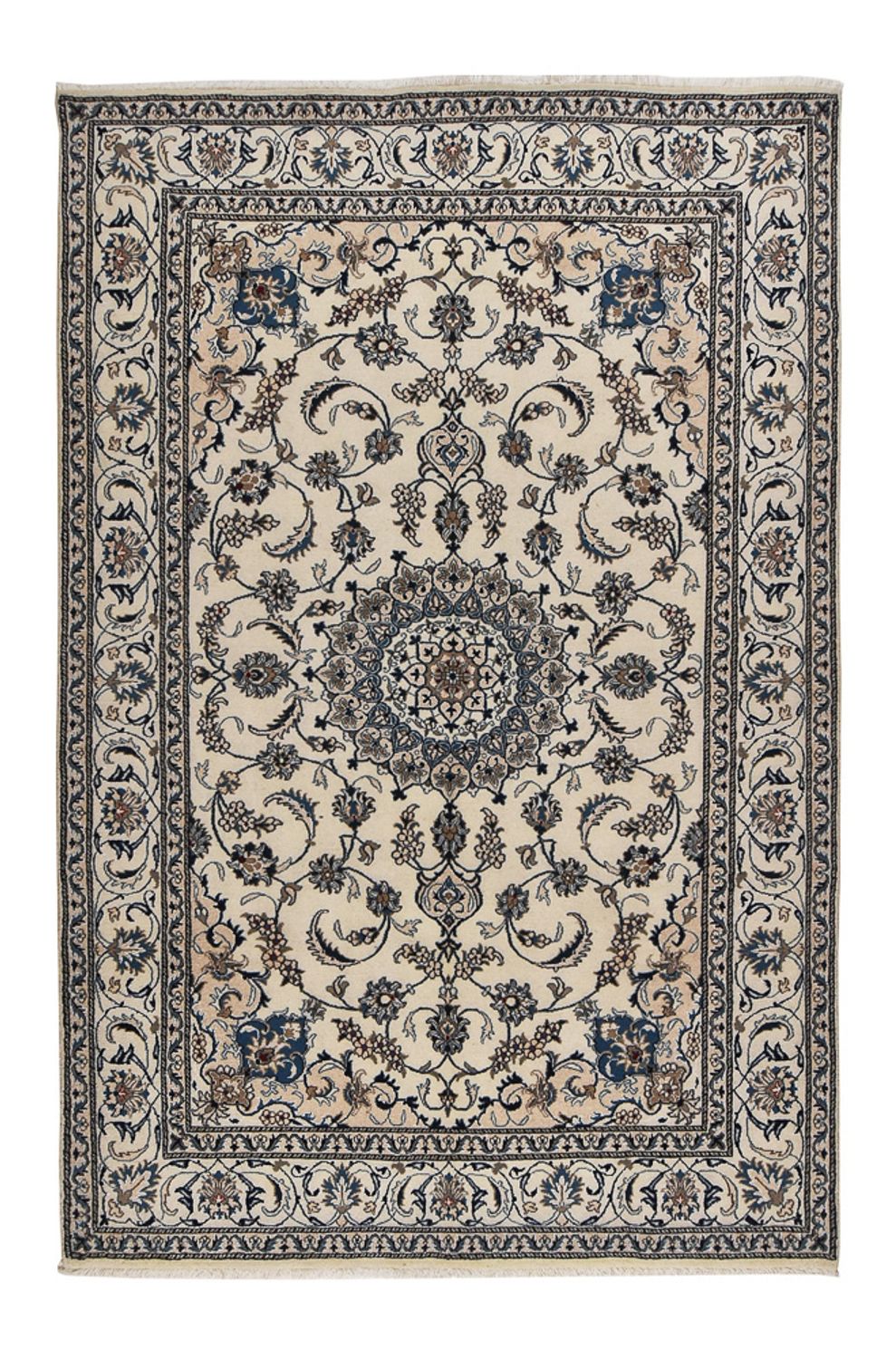 Tapis persan - Nain - 292 x 191 cm - beige