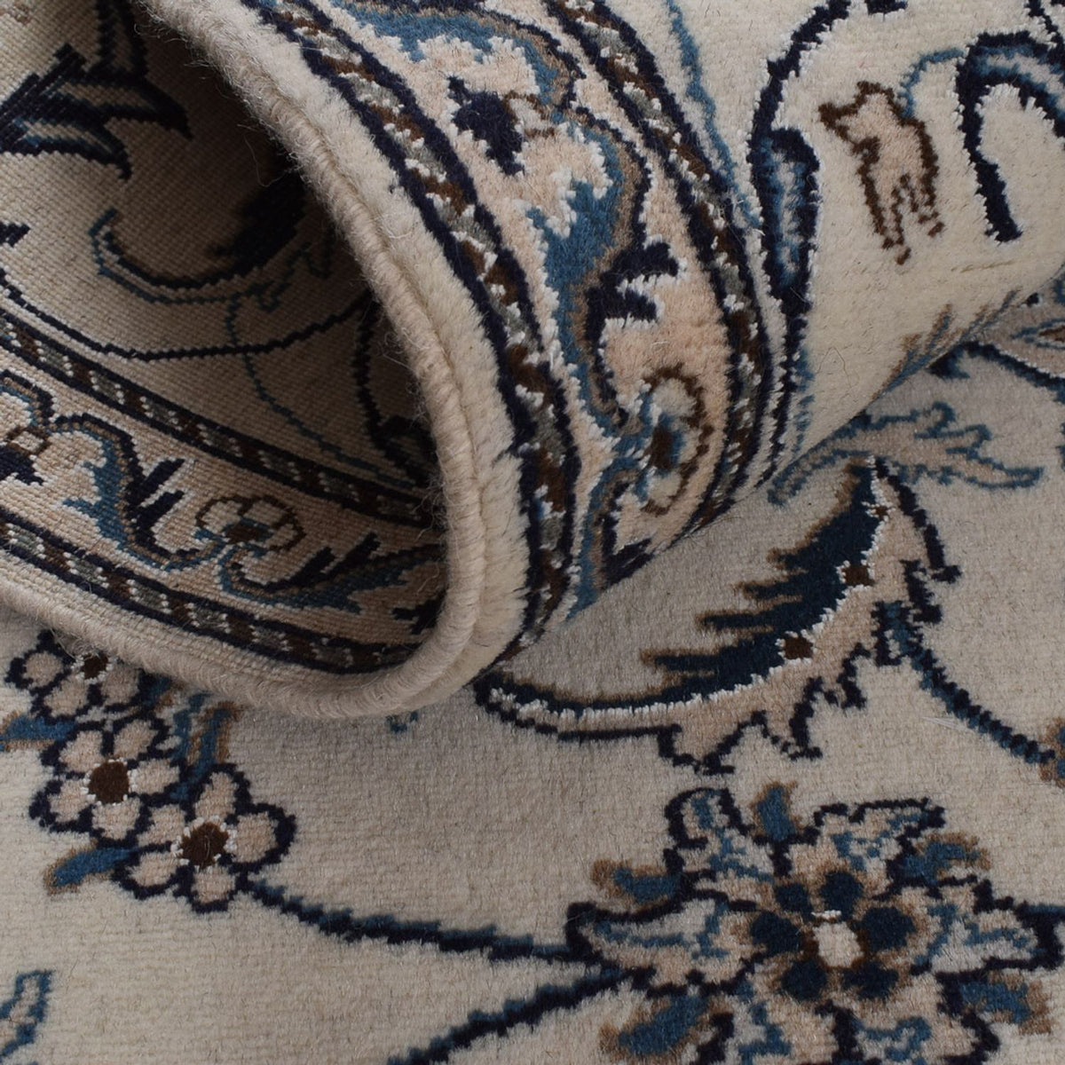 Tapis persan - Nain - 292 x 191 cm - beige