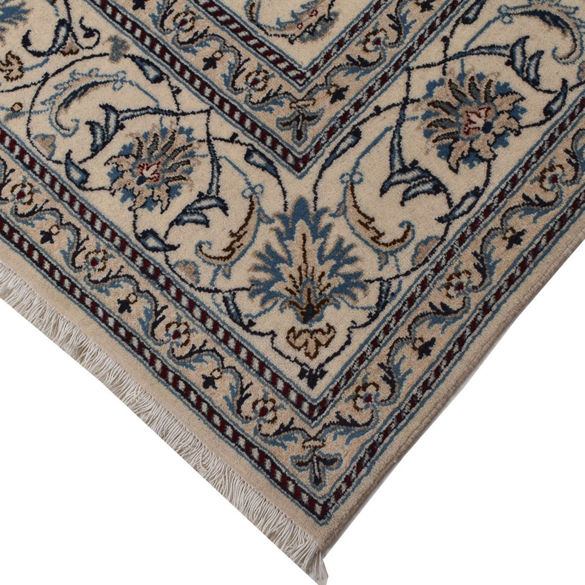 Tapis persan - Nain - 299 x 196 cm - beige