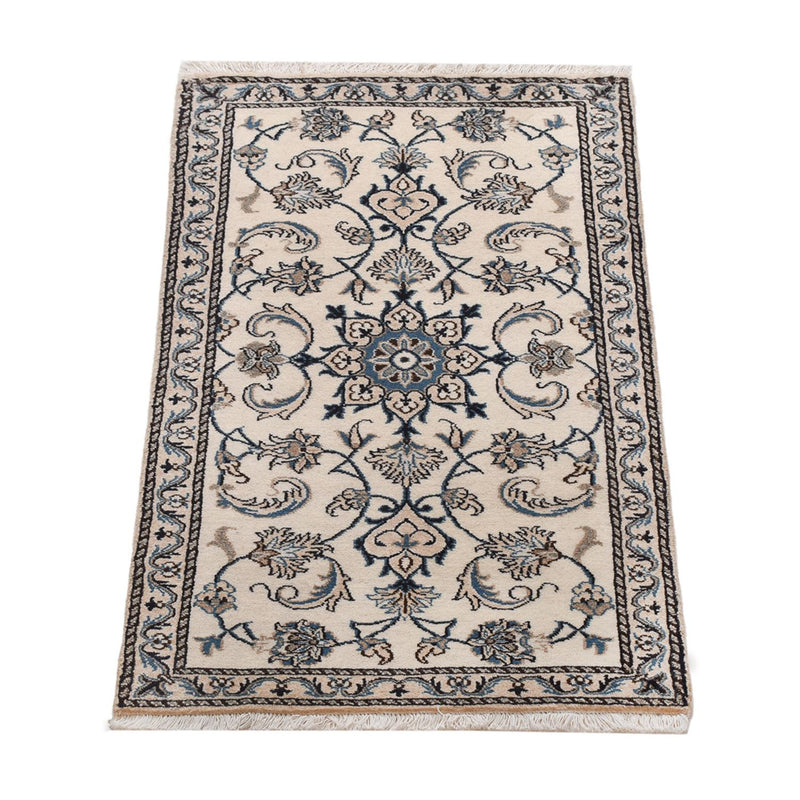Tapis persan - Nain - 140 x 69 cm - crème