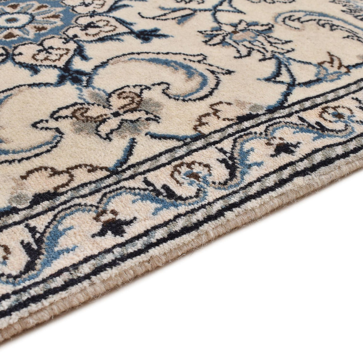 Tapis persan - Nain - 137 x 69 cm - crème