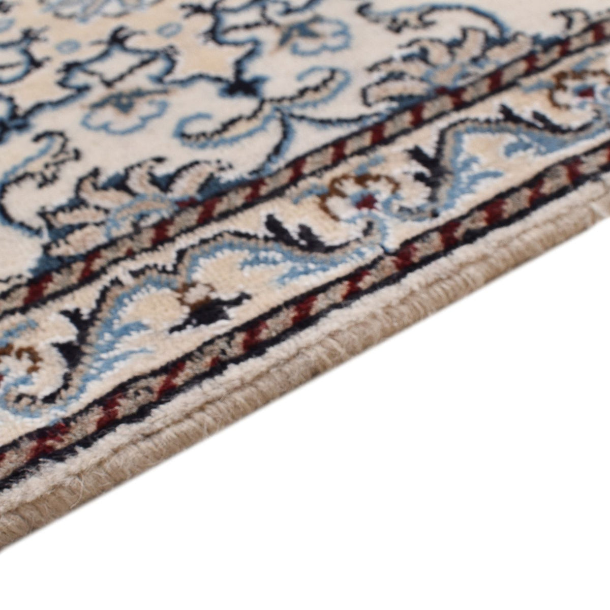 Tapis persan - Nain - 85 x 56 cm - crème