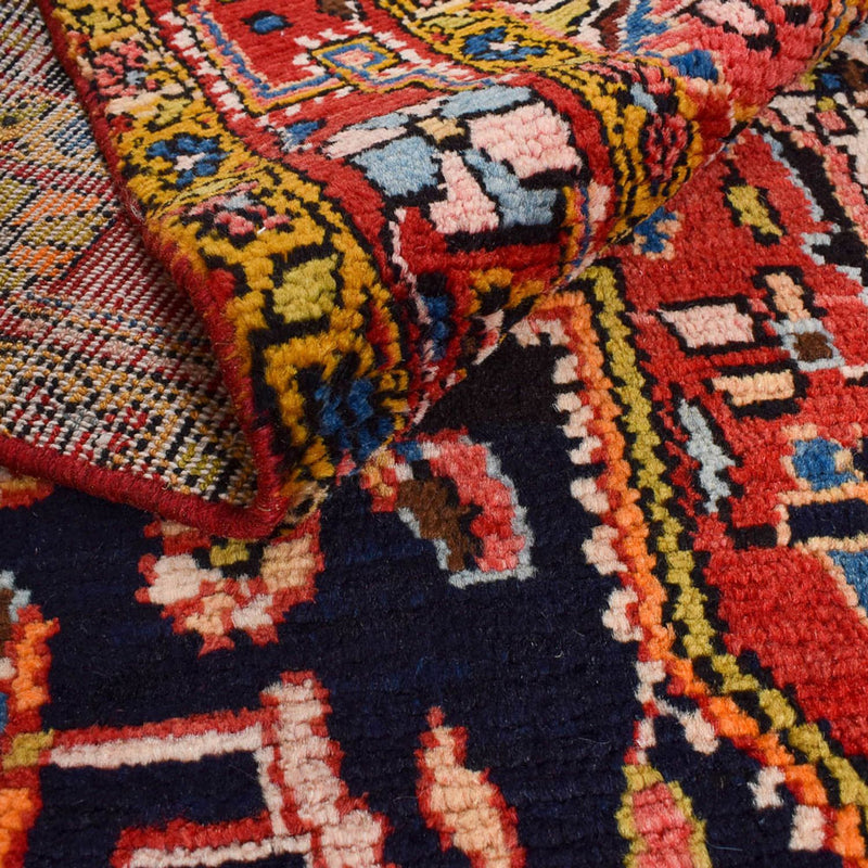 Tapis persan - Nomadic - 226 x 135 cm - bleu foncé