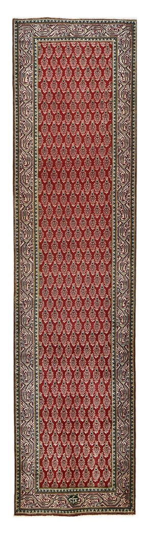 Tapis de couloir Tapis persan - Tabriz - 337 x 83 cm - rouille