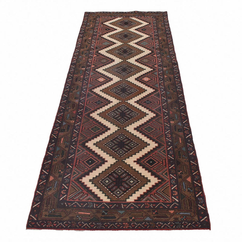 Tapis de couloir Tapis persan - Nomadic - 302 x 80 cm - multicolore