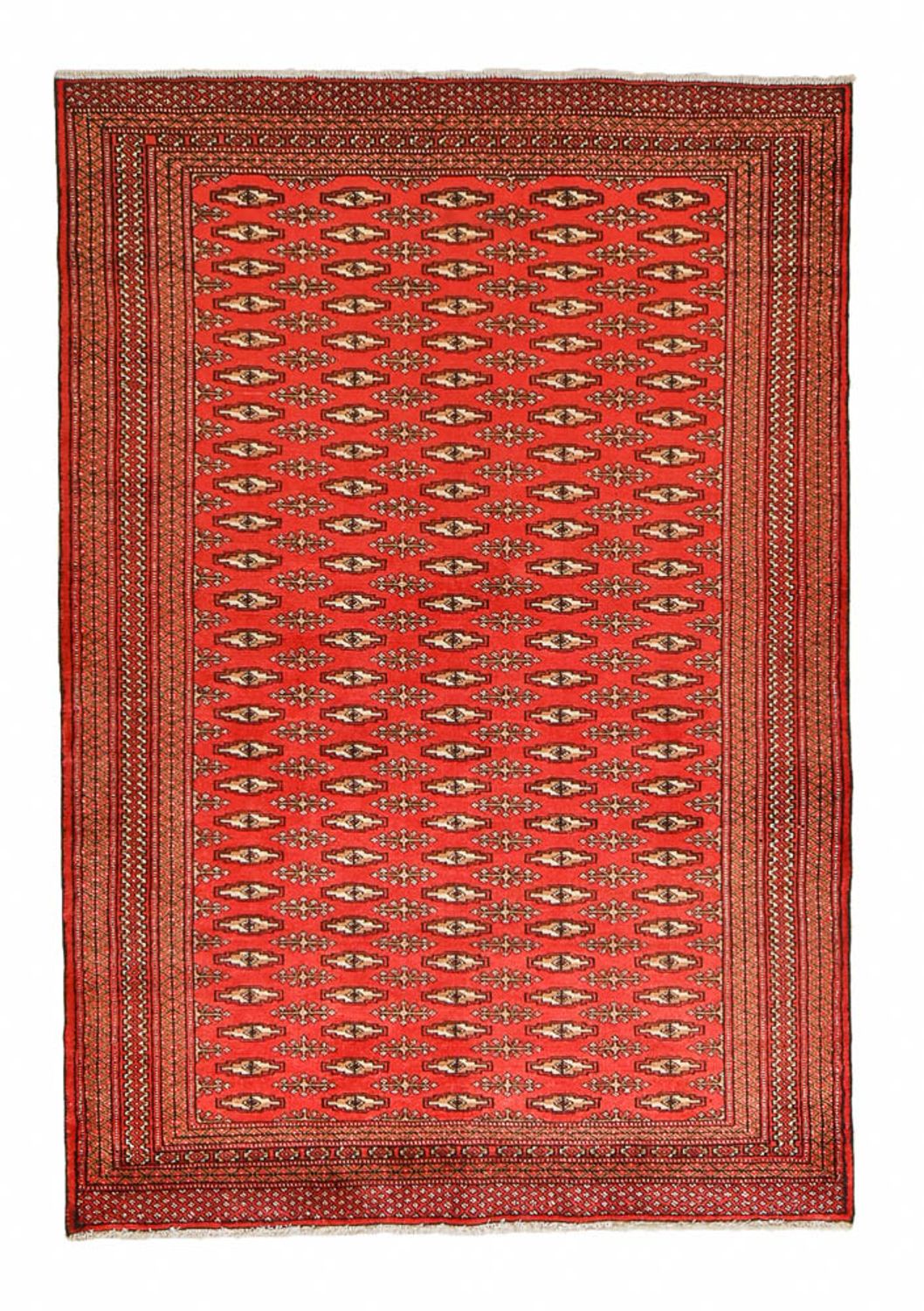 Tapis Turkaman - 189 x 130 cm - rouge
