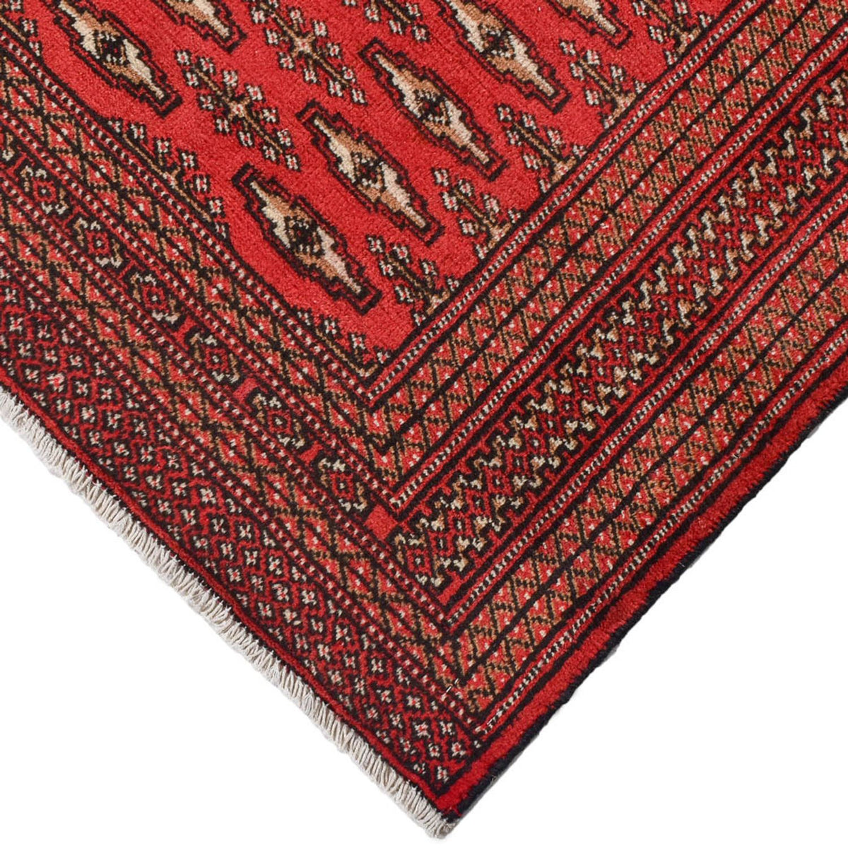 Tapis Turkaman - 189 x 130 cm - rouge