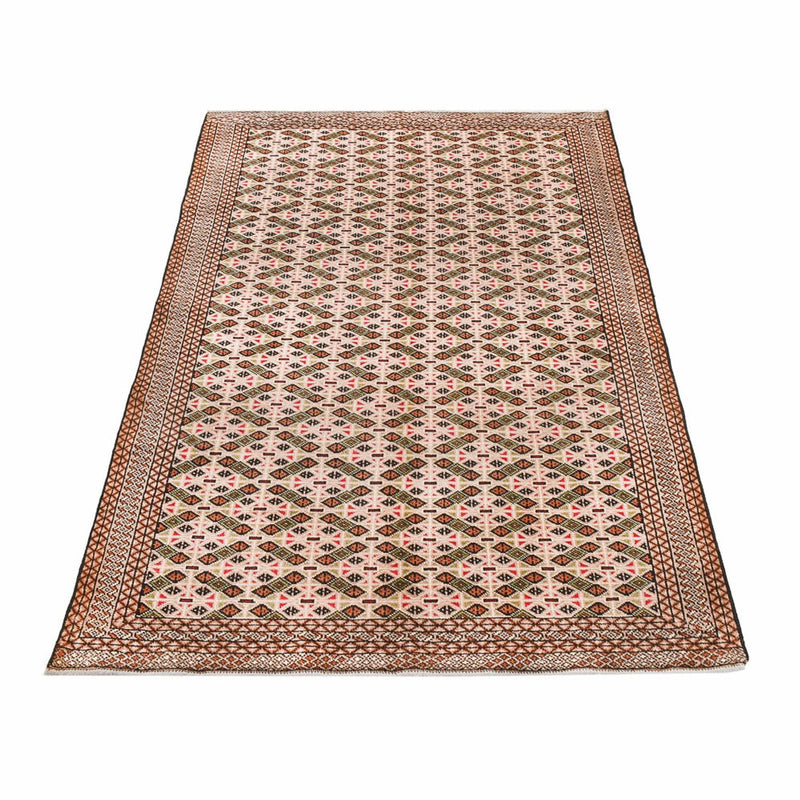 Tapis Turkaman - 193 x 130 cm - beige foncé