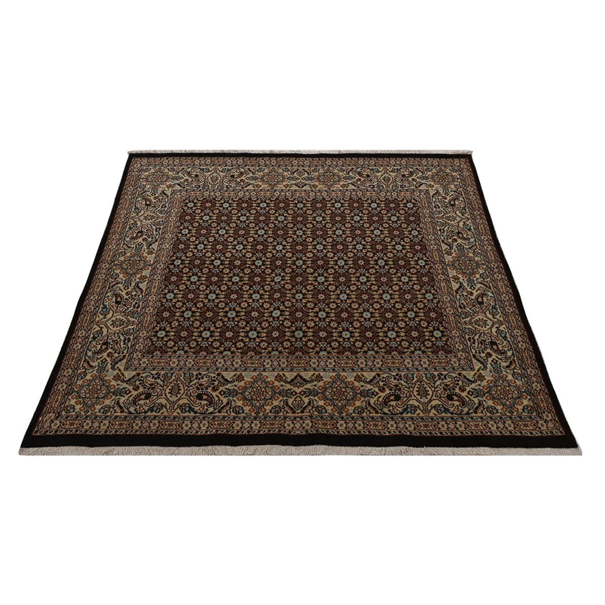 Tapis persan - Classique carré  - 149 x 144 cm - rouille
